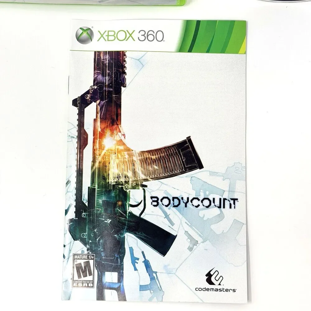 Bodycount Microsoft Xbox 360 2011 Codemasters Action Shooter Complete CIB Tested